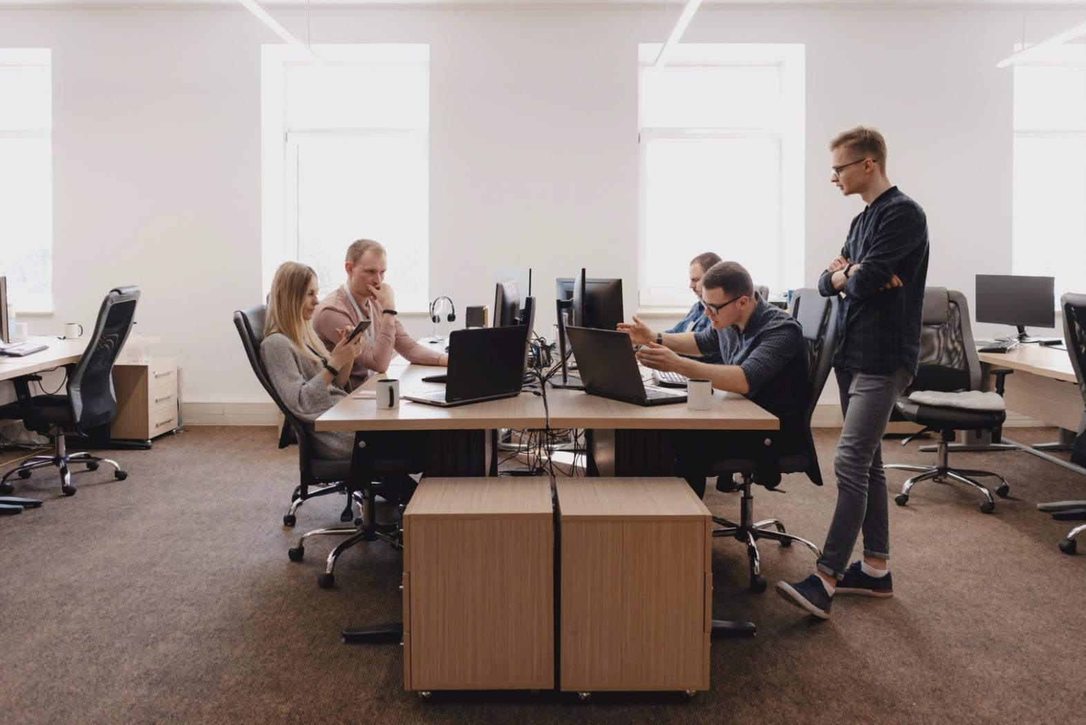 Participants engaged in interactive budget planning session